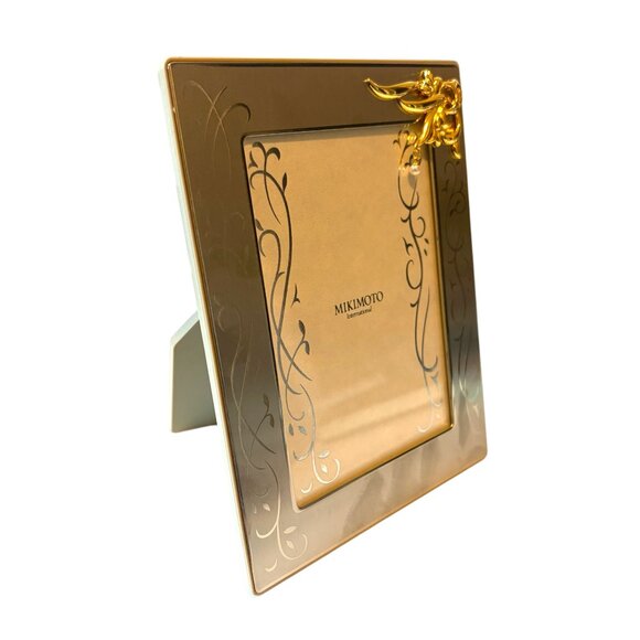 Vintage Mikimoto International Limited Edition 2004 Photo Frame Silver w/ Pearl - Picture 6 of 6